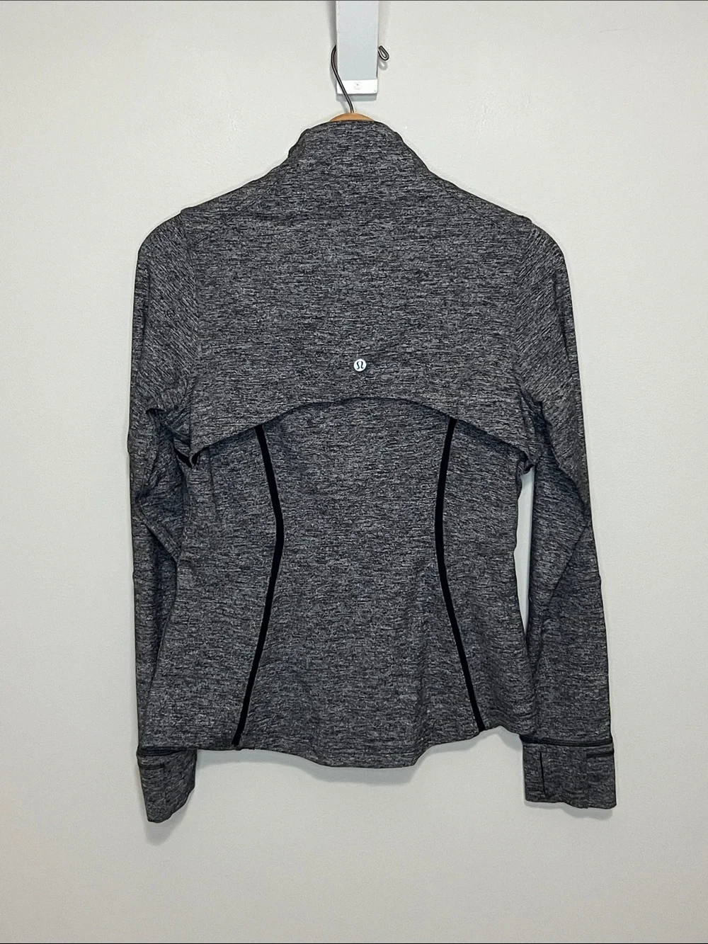 Lululemon Define Jacket Wing Mesh Heathered Black, Women’s Size 10
